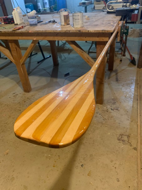 Making a wooden SUP paddle